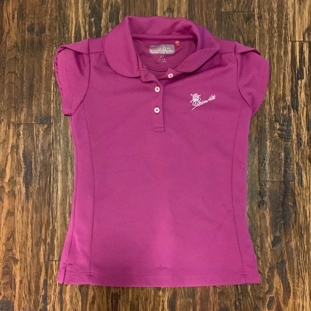 GARB Toddler Girls Polo | Southern Hills Country Club logo | 4T